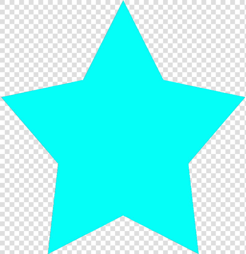 Light Blue 5 pointed Star   Draw A Big Star  HD Png DownloadTransparent PNG