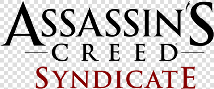 Assassins Creed Syndicate Logo   Assassin  39 s Creed Syndicate Title  HD Png DownloadTransparent PNG