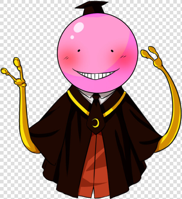 Transparent Koro Sensei Png   Assassination Classroom Korosensei Pink  Png DownloadTransparent PNG
