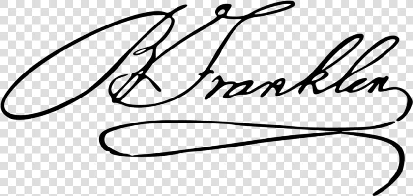 Benjamin Franklin In Cursive  HD Png DownloadTransparent PNG