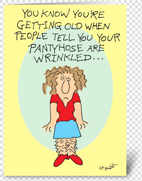 Pantyhose Wrinkled Greeting Card   Cartoon  HD Png DownloadTransparent PNG