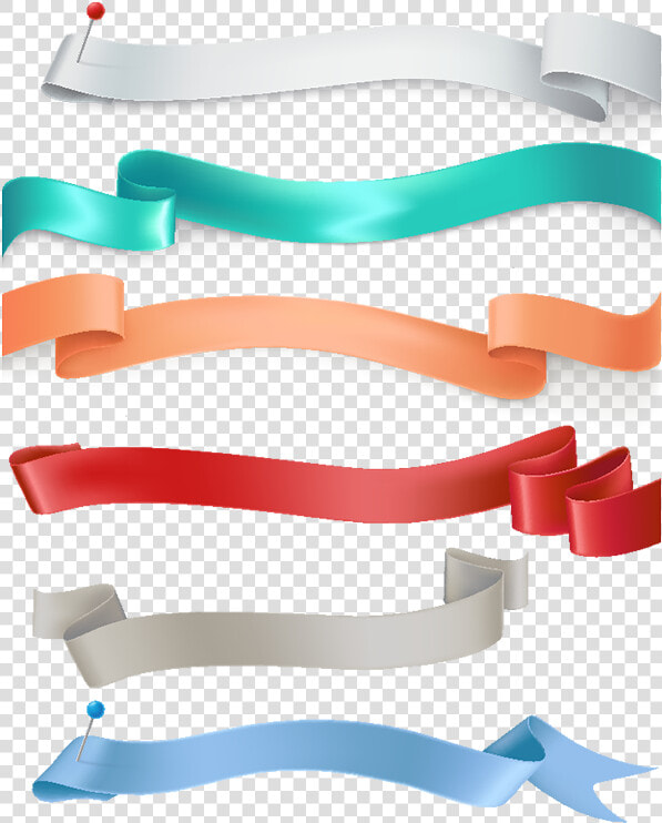 Ribbon Banner Png Decorative   Ribbon In Different Colour  Transparent PngTransparent PNG