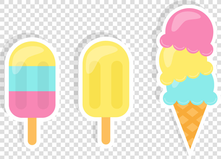 Transparent Ice Cream Cone Clipart Png   Ice Cone Drawing Sticker  Png DownloadTransparent PNG