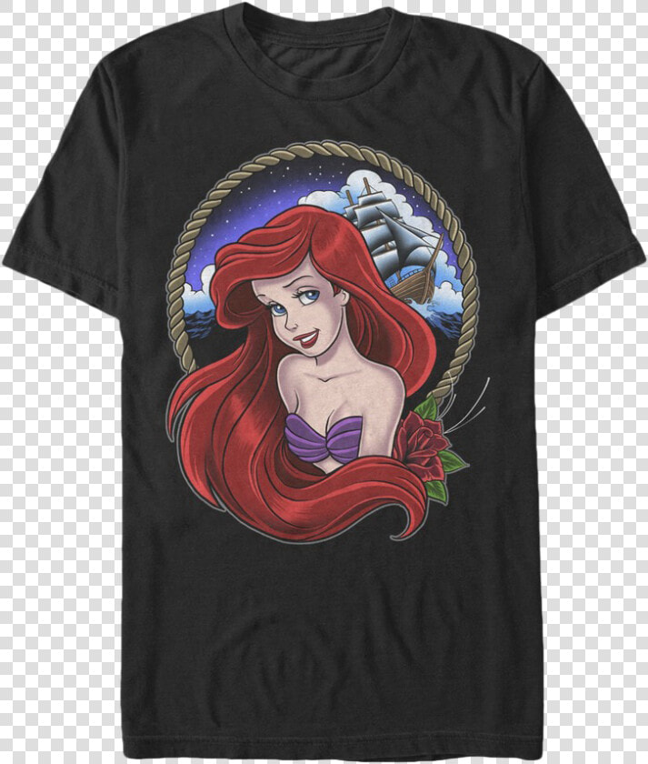 Ariel Little Mermaid Shirt   Polera De Ariel La Sirenita  HD Png DownloadTransparent PNG