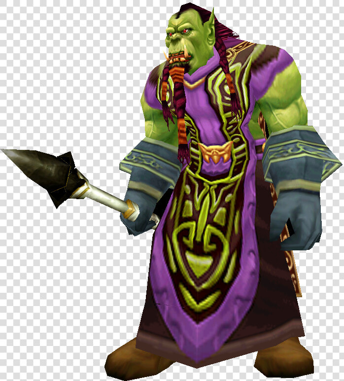 Transparent Orc Png   World Of Warcraft Warlock Character  Png DownloadTransparent PNG