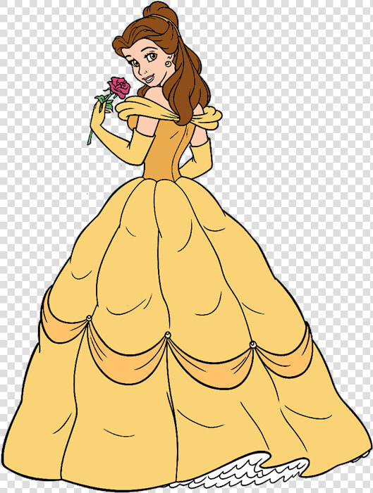 Beauty And The Beast amp belle Clip Art Image 4   Disney Belle Clip Art  HD Png DownloadTransparent PNG