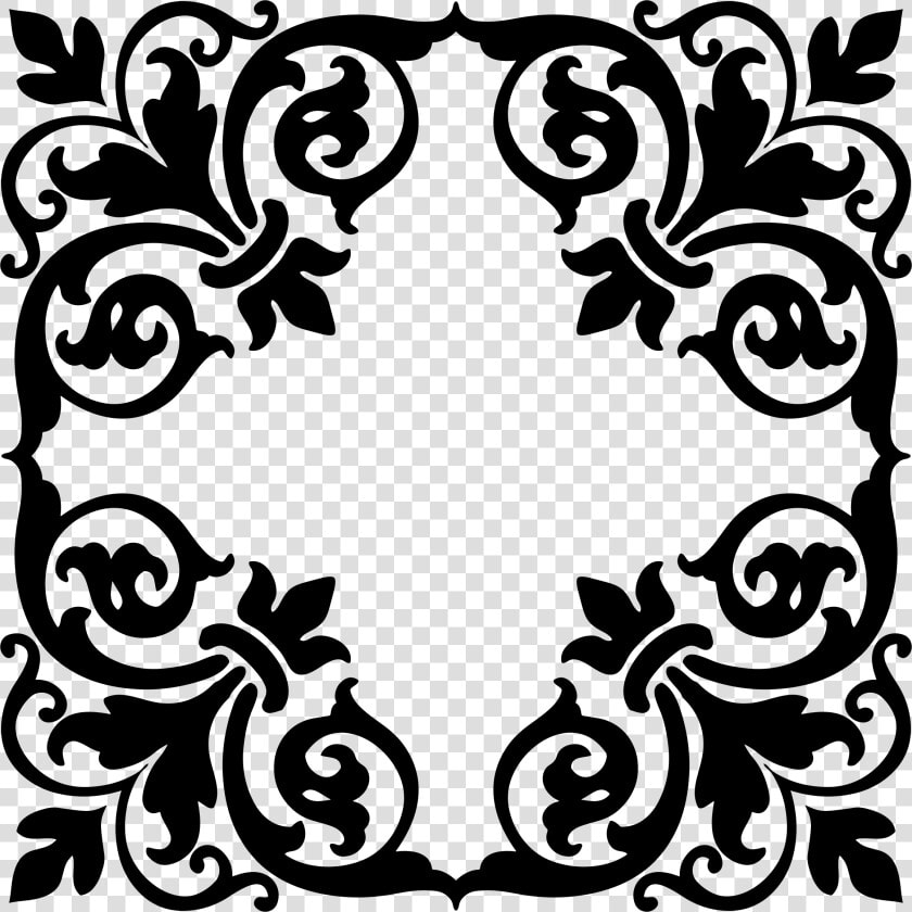 Clipart   Simple Stencil Damask Design  HD Png DownloadTransparent PNG