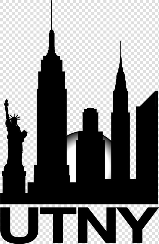 Transparent Statue Of Liberty Silhouette Png   Flatiron Building Silhouette  Png DownloadTransparent PNG