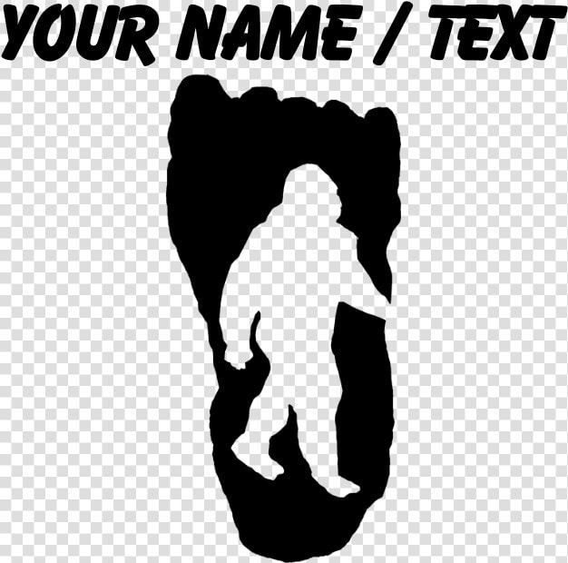 Custom Bigfoot Footprint Drinking Glass   Poster  HD Png DownloadTransparent PNG