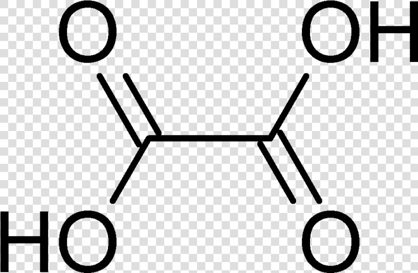 Oxalic Acid   Acid Structure  HD Png DownloadTransparent PNG