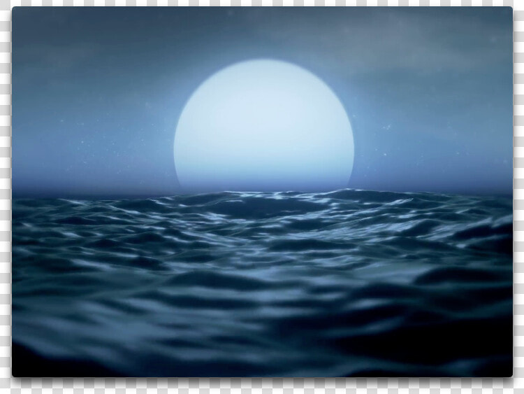 Moonrise Ocean   Sea  HD Png DownloadTransparent PNG