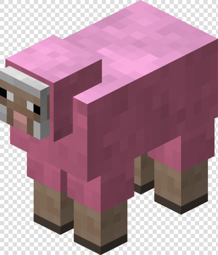 Pink Sheep Png   Minecraft Sheep Png  Transparent PngTransparent PNG