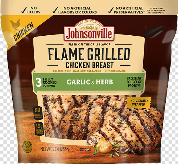 Johnsonville Flame Grilled Chicken Breast Teriyaki  HD Png DownloadTransparent PNG