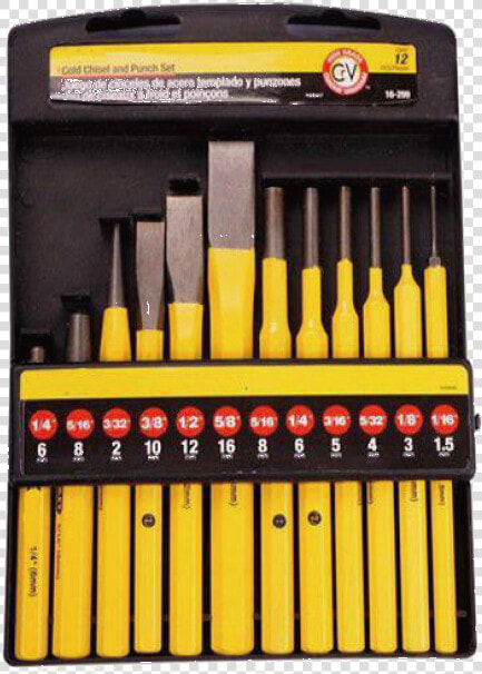 12 Pcs Cold Chisel Punch Set Data Rimg Lazy   Stanley Punch And Chisel Set  HD Png DownloadTransparent PNG