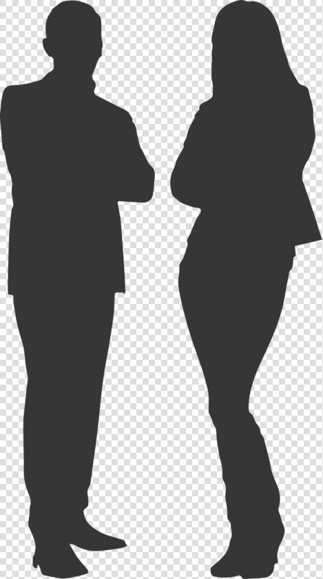 Silhouette Man And Woman Transparent Png   Man And Woman Silhouette Png  Png DownloadTransparent PNG