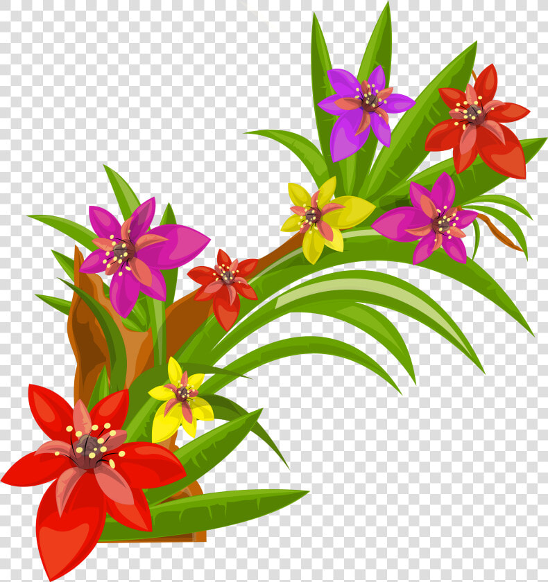 Exotic Flowers  Art Flowers  Flower Art  Flowers Decoration    Tropical Flower Flowers Clipart Png  Transparent PngTransparent PNG
