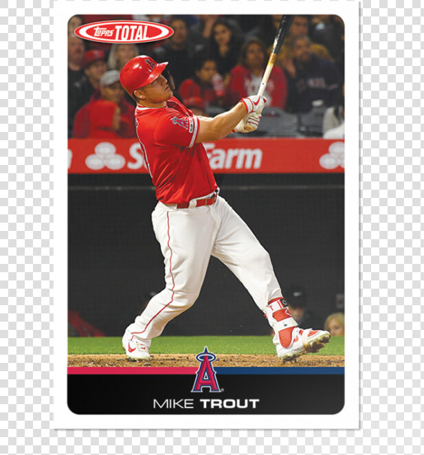 Transparent Mike Trout Png   Topps Total Baseball Cards 2019  Png DownloadTransparent PNG