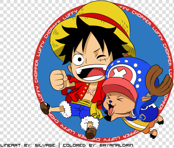 One Piece Wallpaper Called Luffy   One Piece Luffy And Chopper  HD Png DownloadTransparent PNG