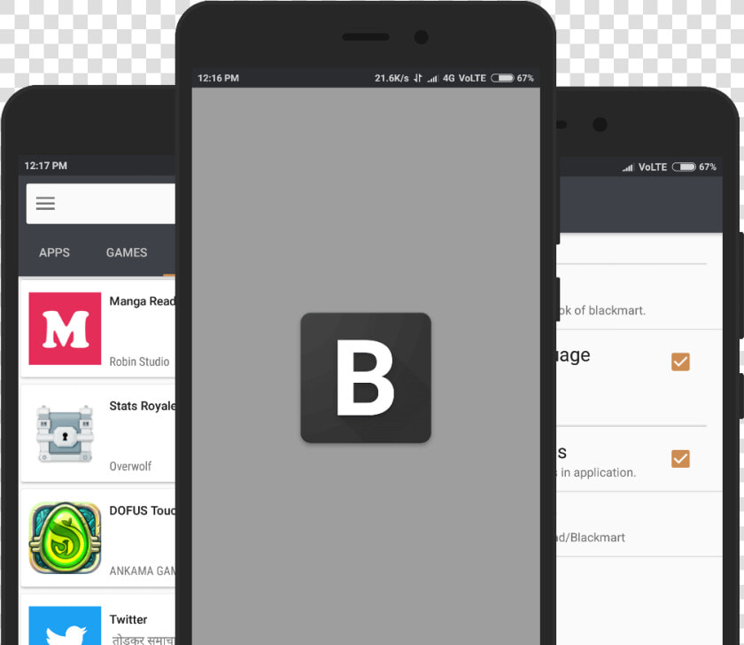 Blackmart Apk For Android   Iphone  HD Png DownloadTransparent PNG
