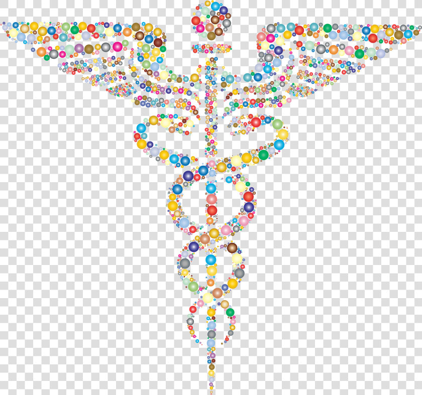 This Free Icons Png Design Of Prismatic Caduceus Circles   Png Transparent Doctor Snake Logo  Png DownloadTransparent PNG