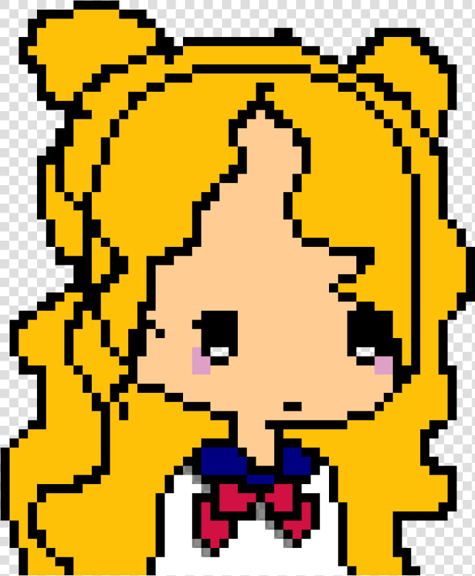 Me As A Yandere If I Also Had Blonde Hair Clipart     Pixel Art Base Character  HD Png DownloadTransparent PNG