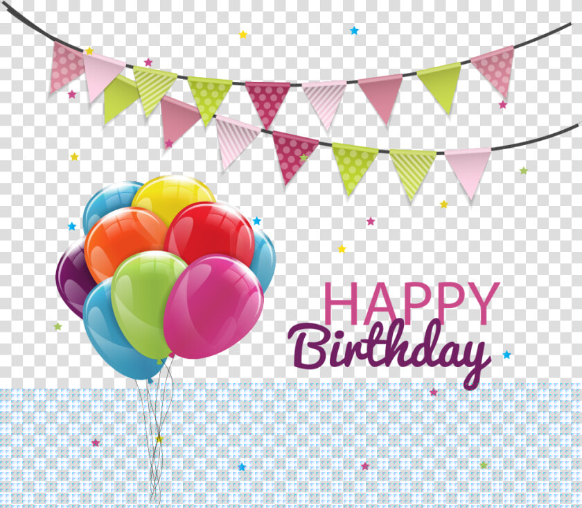 Birthday Cake Balloon Party   Birthday Party Vector Png  Transparent PngTransparent PNG