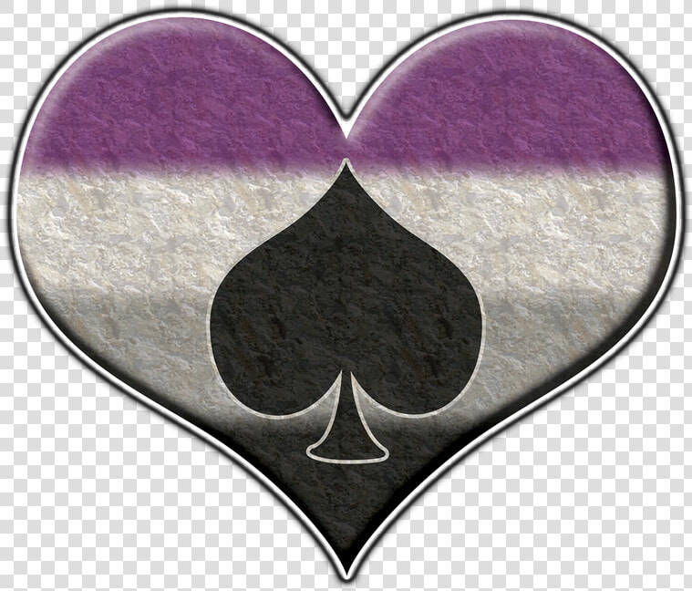 Large Texture Heart Filled With The Colors Of The Asexual  HD Png DownloadTransparent PNG