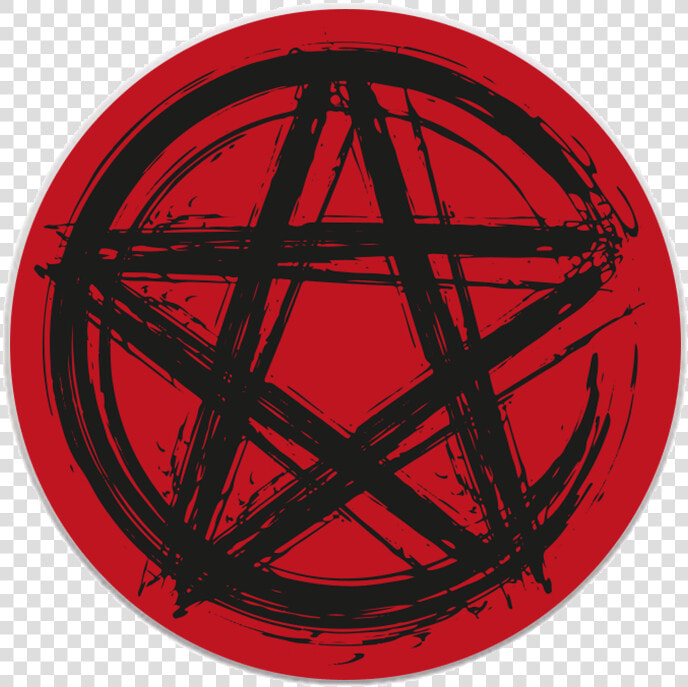 Topsocket O Mundo Sombrio De Sabrina   Painted Pentagram  HD Png DownloadTransparent PNG