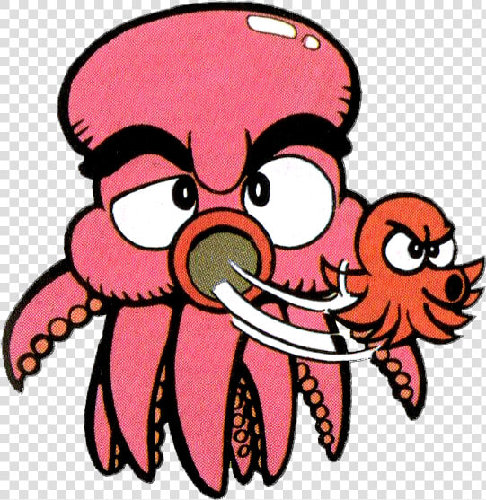 Sml2 Artwork   Octopus   Super Mario Land 2 Octopus  HD Png DownloadTransparent PNG