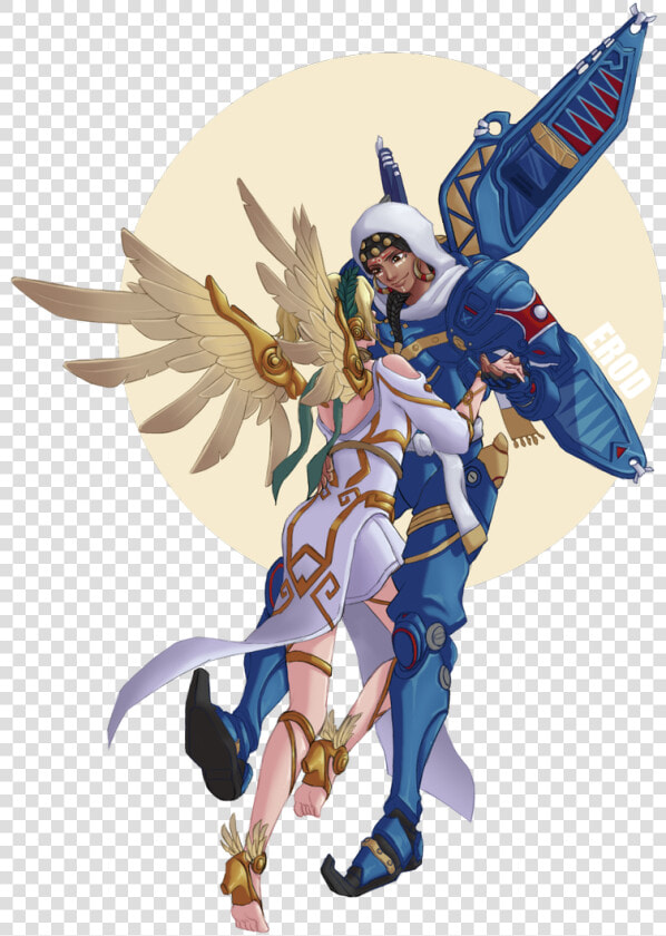 Pharah Mercy  HD Png DownloadTransparent PNG