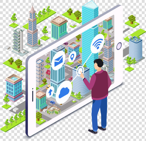 Main   Smart City Free Vector  HD Png DownloadTransparent PNG
