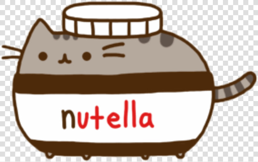 Pusheen Cat Nutella Clipart   Png Download   Nutella Cat  Transparent PngTransparent PNG