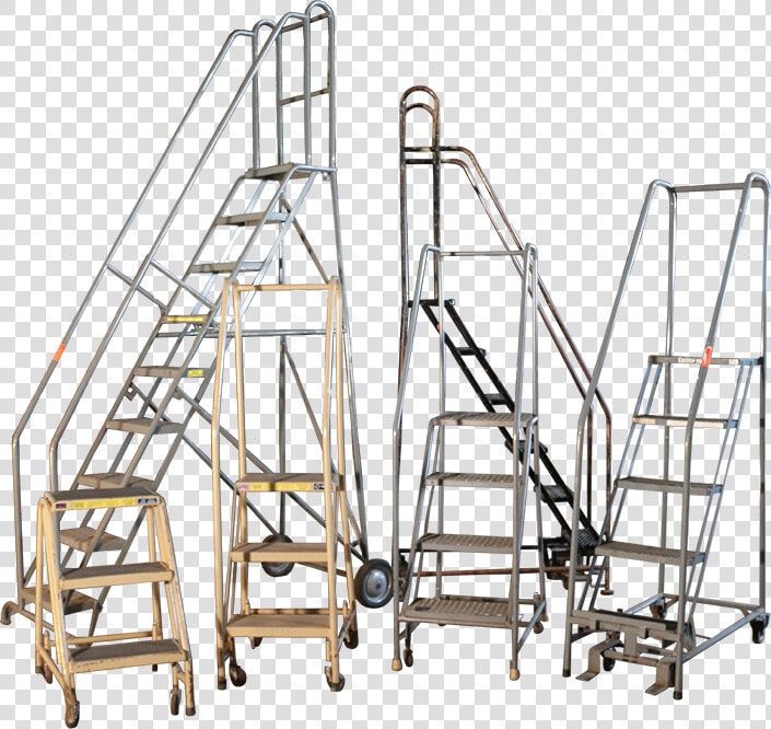 Used Rolling Ladders Are Available In A Variety Of   Ladder  HD Png DownloadTransparent PNG