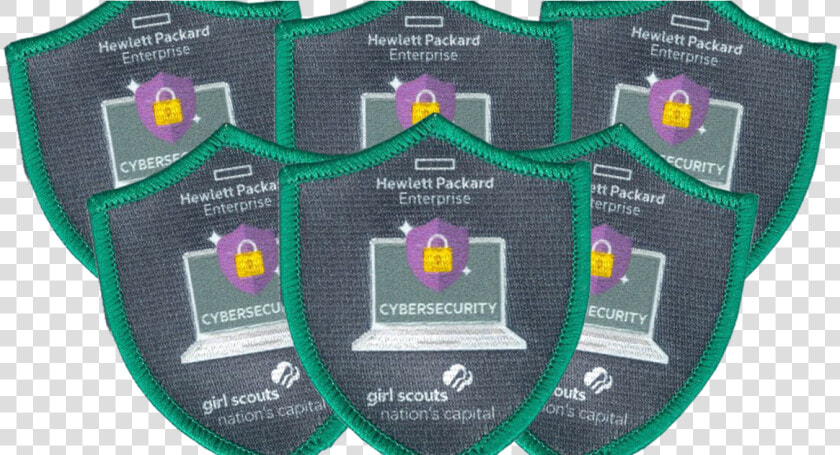 Transparent Hewlett Packard Enterprise Png   Girl Scouts Cybersecurity Badge  Png DownloadTransparent PNG