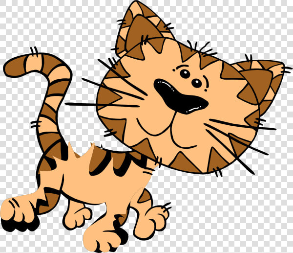 Cat Svg Clip Arts   Cat Cartoon Transparent Background  HD Png DownloadTransparent PNG