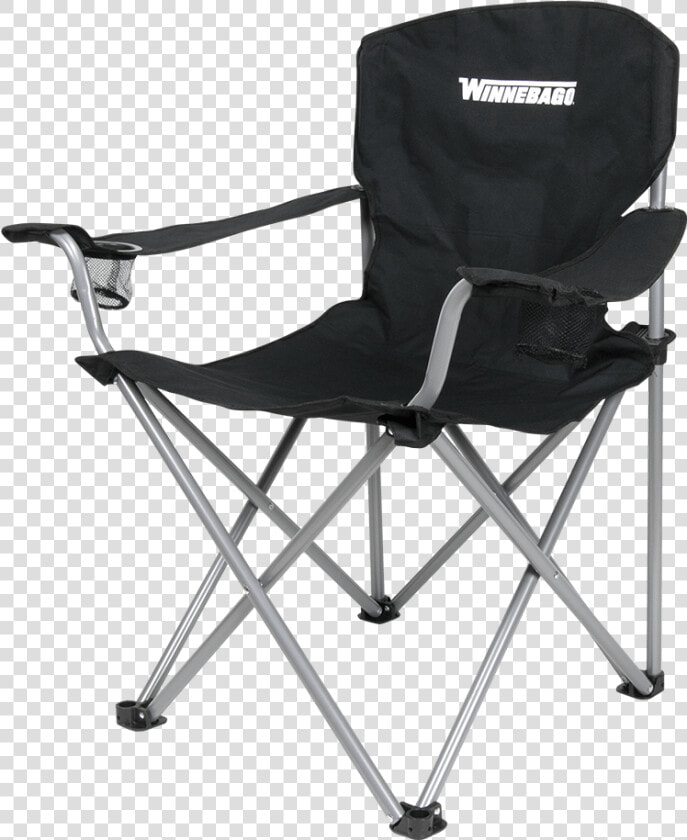 Winnebago Lawn Chair   Folding Black Lawn Chair  HD Png DownloadTransparent PNG