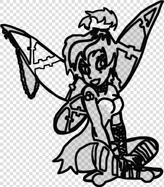  pending  Tinkerbell Requesting A Signature  archive    Cartoon  HD Png DownloadTransparent PNG