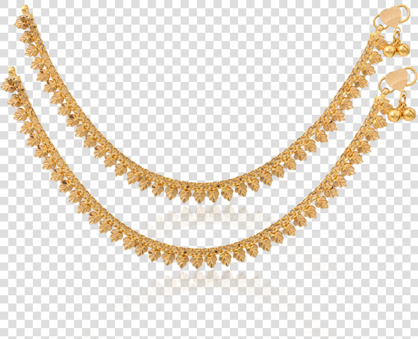 Glorious Gold Leaves Anklet   Gold Anklets For Baby Girl  HD Png DownloadTransparent PNG