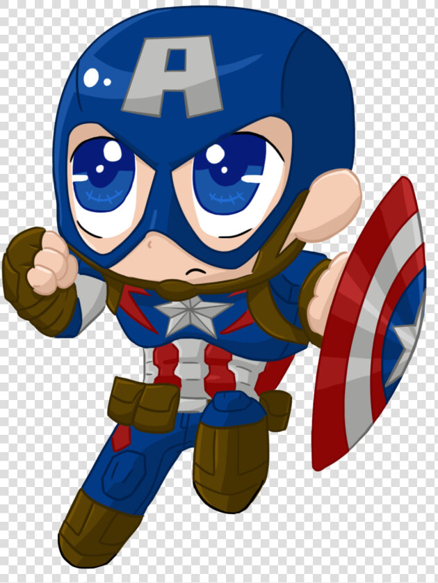 Leader Clipart Superhero   Baby Captain America Cartoon  HD Png DownloadTransparent PNG