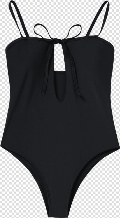 One Piece Keyhole High Leg Swimwear Chinlon For Women   Maillot  HD Png DownloadTransparent PNG