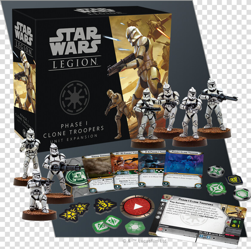Phase I Clone Troopers Unit Expansion   Star Wars Legion Stormtroopers Unit Expansion  HD Png DownloadTransparent PNG
