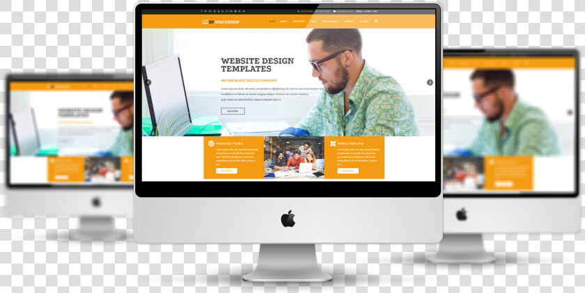 Et Web Design Mockup Free Responsive Joomla Template   Joomla Template Web Design  HD Png DownloadTransparent PNG