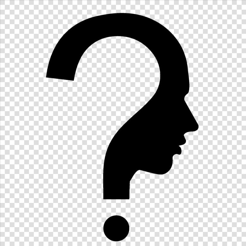 Question Mark Human Head Symbol   Question Mark With A Person Transparent Background  HD Png DownloadTransparent PNG