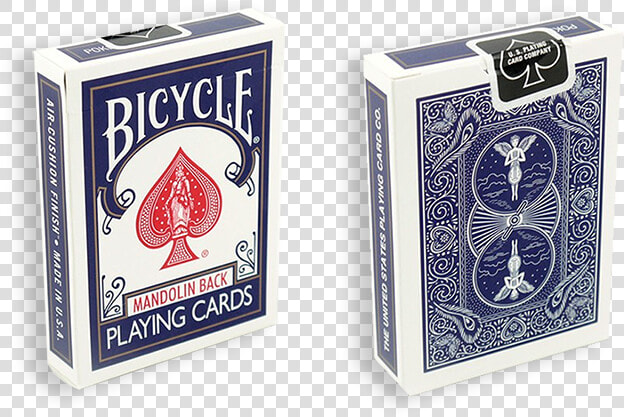 Bicycle Playing Cards 809 Mandolin Blue By Uspcc   Pack Of Playing Cards Png  Transparent PngTransparent PNG