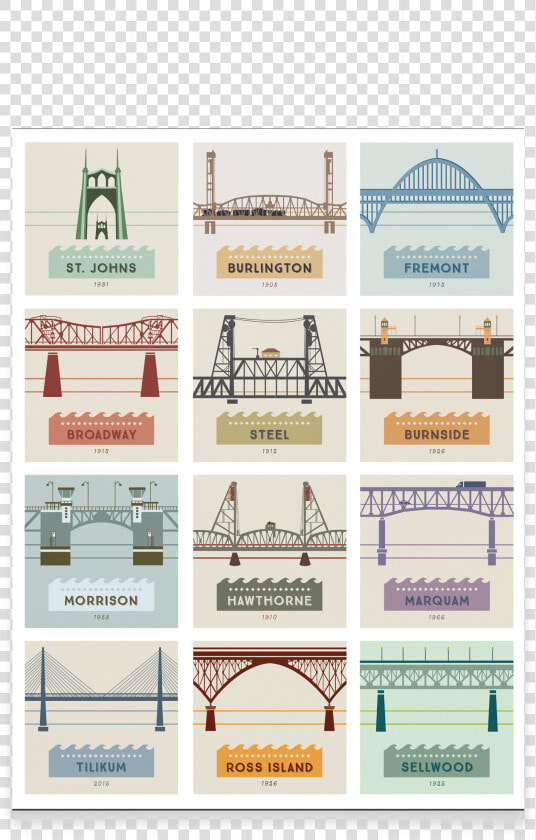 Poster    Portland Bridges   Png Download  Transparent PngTransparent PNG