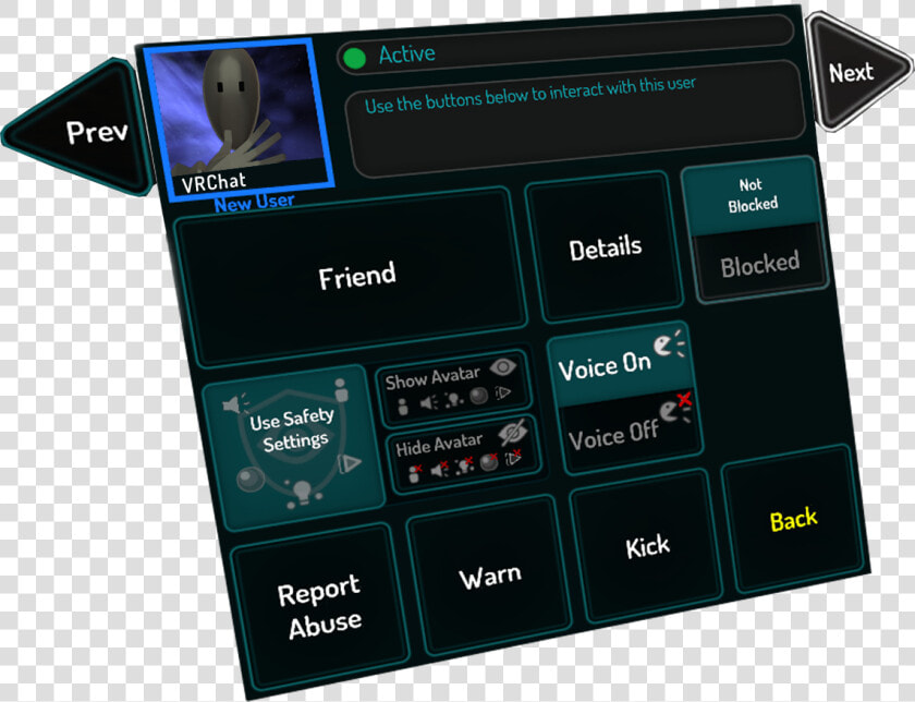 Vrchat Menu  HD Png DownloadTransparent PNG
