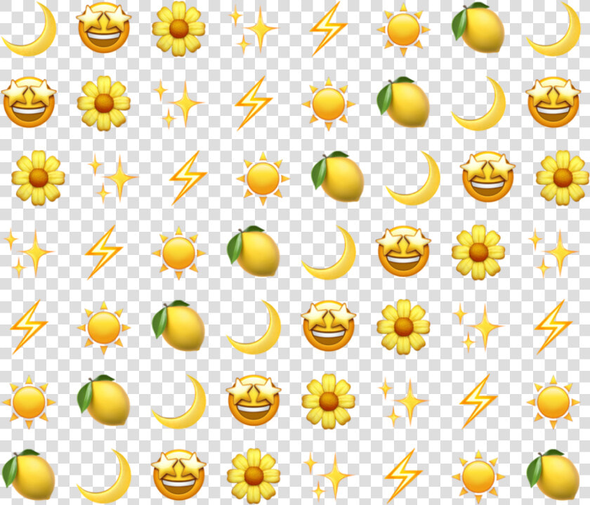 background  emoji  aesthetic  sticker  tumblr  yellow   Aesthetic Yellow Emojis Png  Transparent PngTransparent PNG