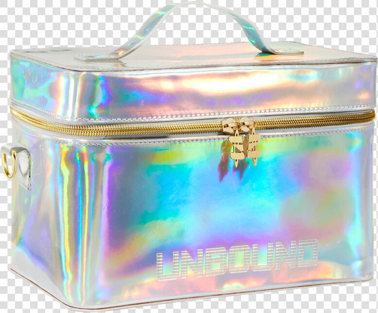 Holographic Train Travel Case With Mirror   Handbag  HD Png DownloadTransparent PNG