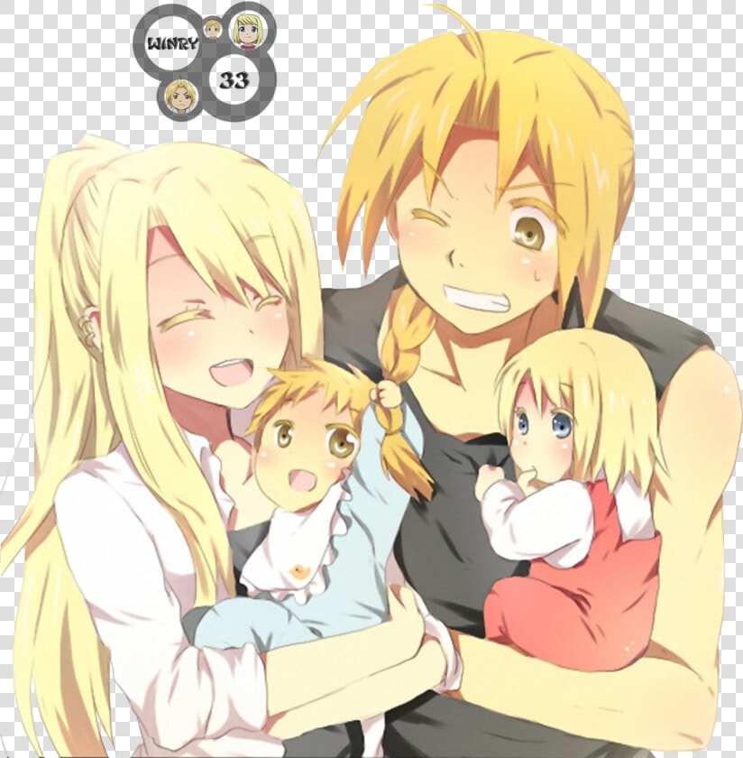 Winry Rockbell Edward Elric Fmab Fullmetal Alchemsit   Edward And Winry Fullmetal Alchemist  HD Png DownloadTransparent PNG