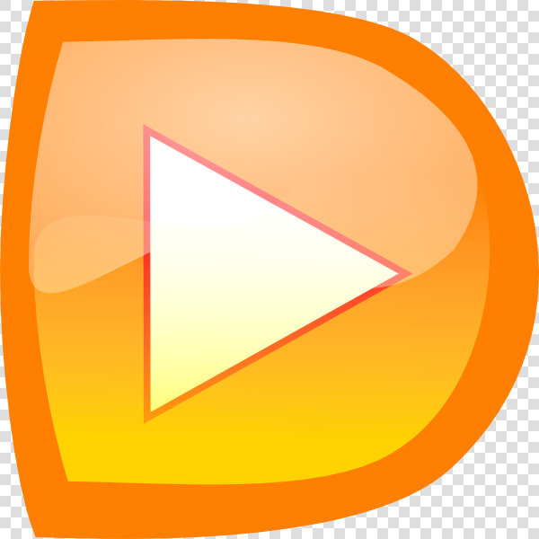 Play 3 Clipart   Orange Play Button Png  Transparent PngTransparent PNG